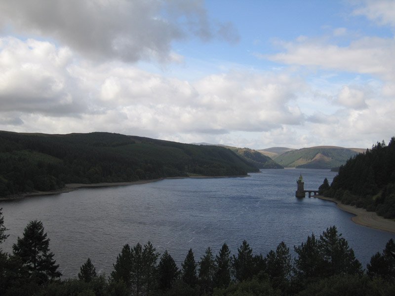 Lake Vyrnwy, view from the hotel
