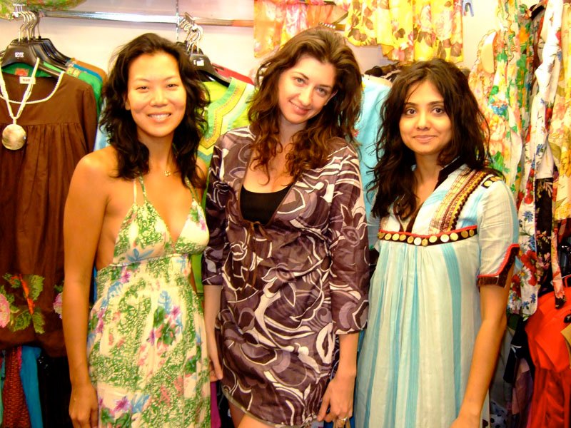 shopping at MBK with Sooji and Kasia
