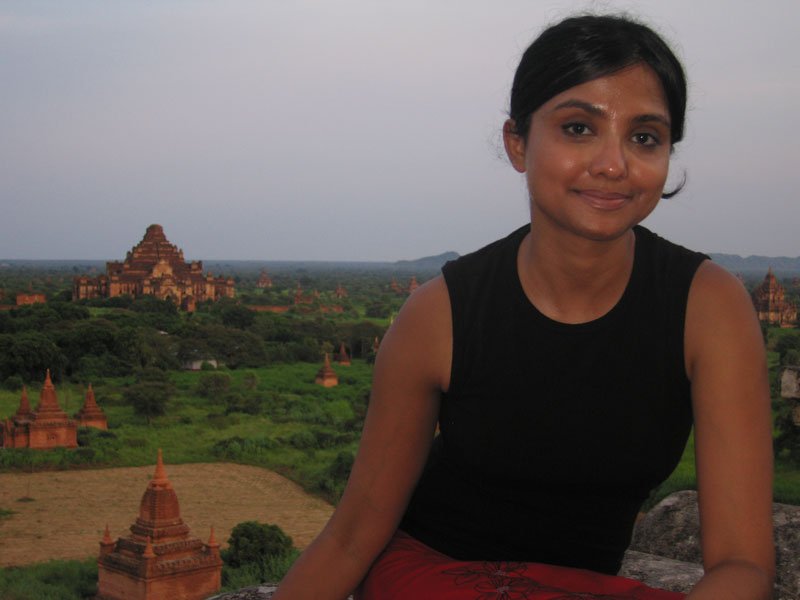 looking quite oily from the sunblock, should have used thanaka
