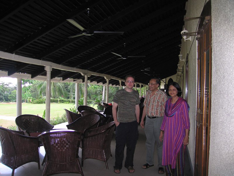 Chuck, Abbu & Ammu at the Chittagong Club. built in the british colonial style, it still has its old charm. my dad finally gave up his membership last year - one can only become a member now if someone dies or gives up their membership
