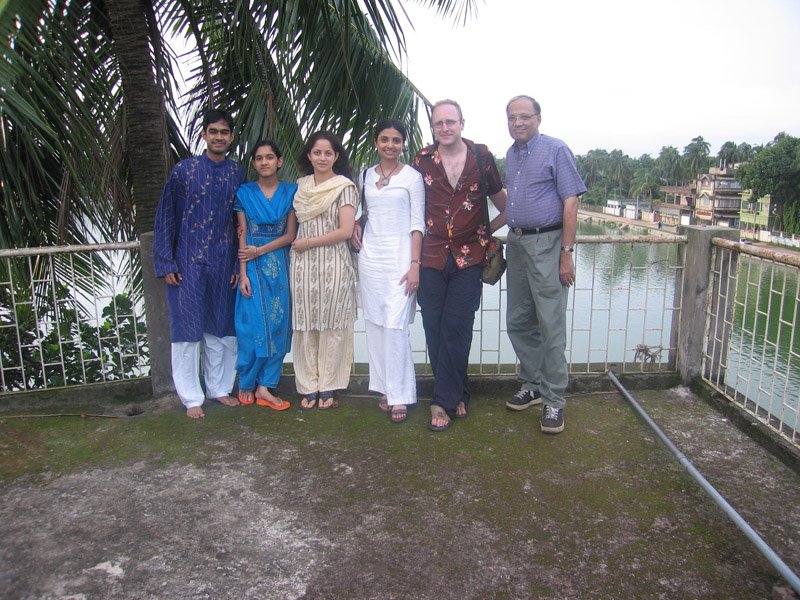 me, Chuck & Abbu with cousins
