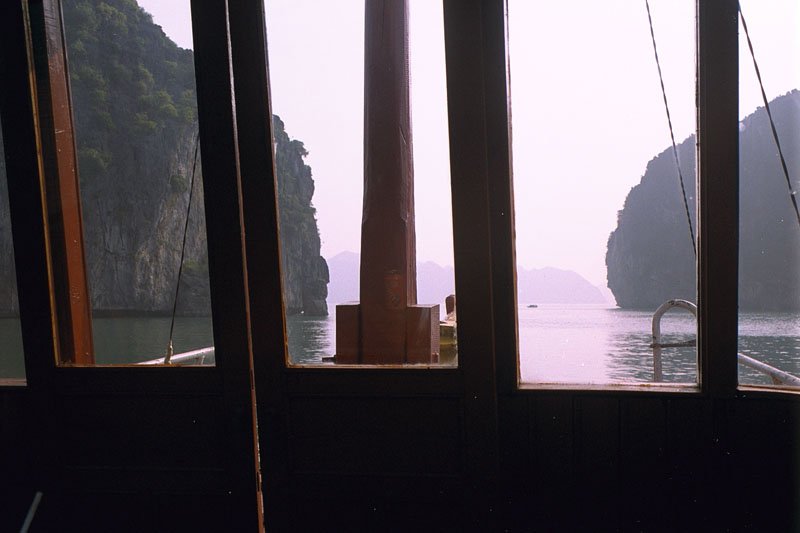 Chuck & I rented this boat just for ourselves (normally these boats are rented by big groups of tourists)
