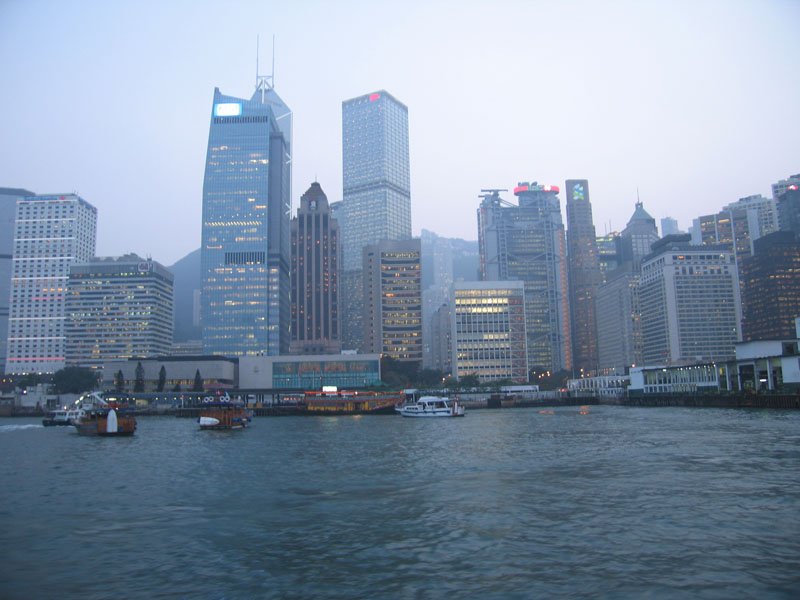 the Hong Kong skyline
