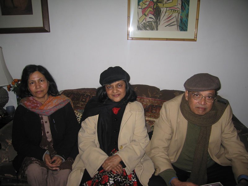 visiting my mom's friend - her husband works for the UN and they've lived in Kathmandu for a long time
