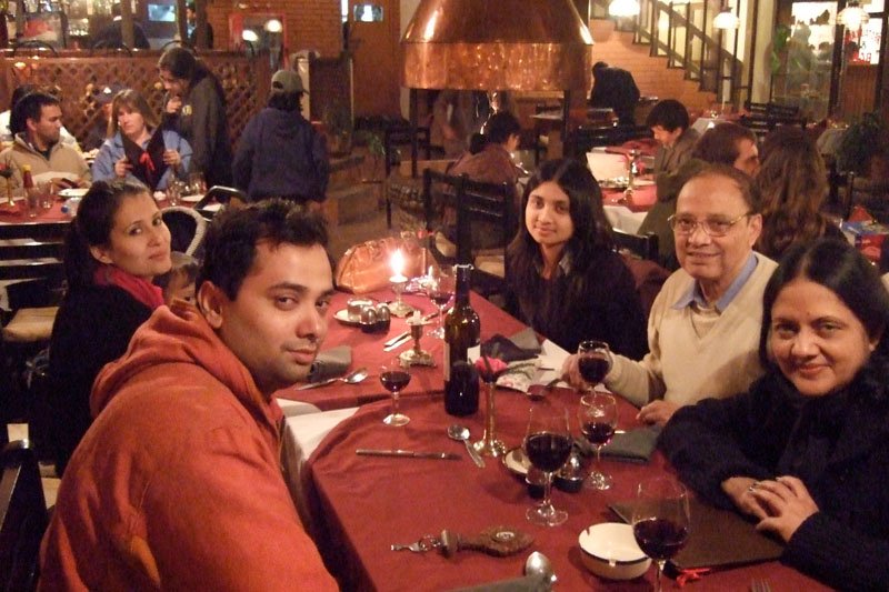 celebrating my mom's birthday
