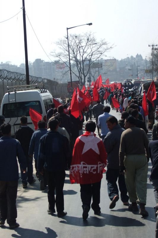 yet another maoist procession

