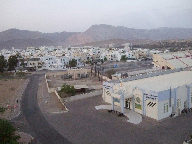 view from our hotel room. we were stuck in Oman for the night as our flight to Dhaka was delayed 8 hours, so they gave us a room.
