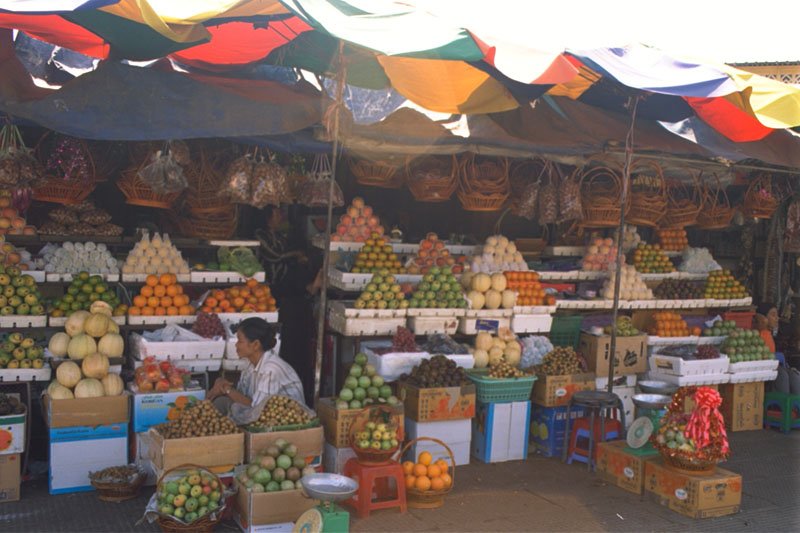 fruit stalls at the Central Market
