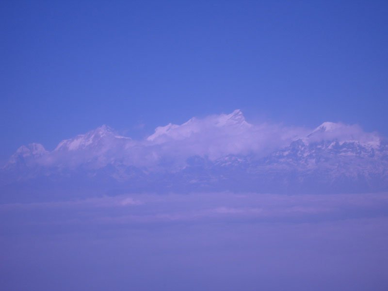 the Annapurna range
