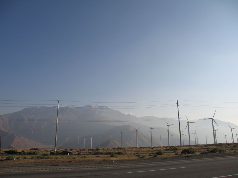 the windmills were amazing to come upon, there were hundreds and hundreds of them!
