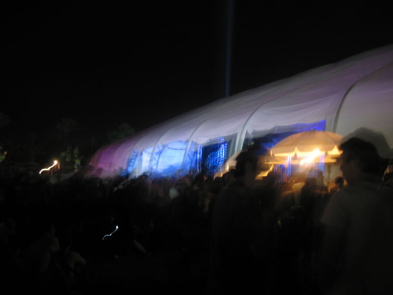 outside the dj tent (this was best!)
