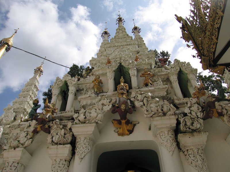 these carvings were more mischievous looking than the regular serious ones
