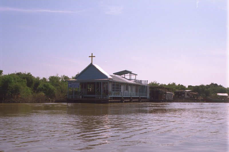 a floating church
