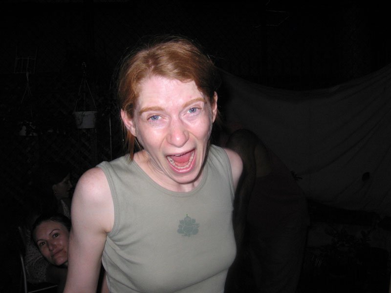 the fabulous Laura!!  (she made the salsa, chopped, marinated, lit all the candles, helped with so many things!  thanks laura!)
