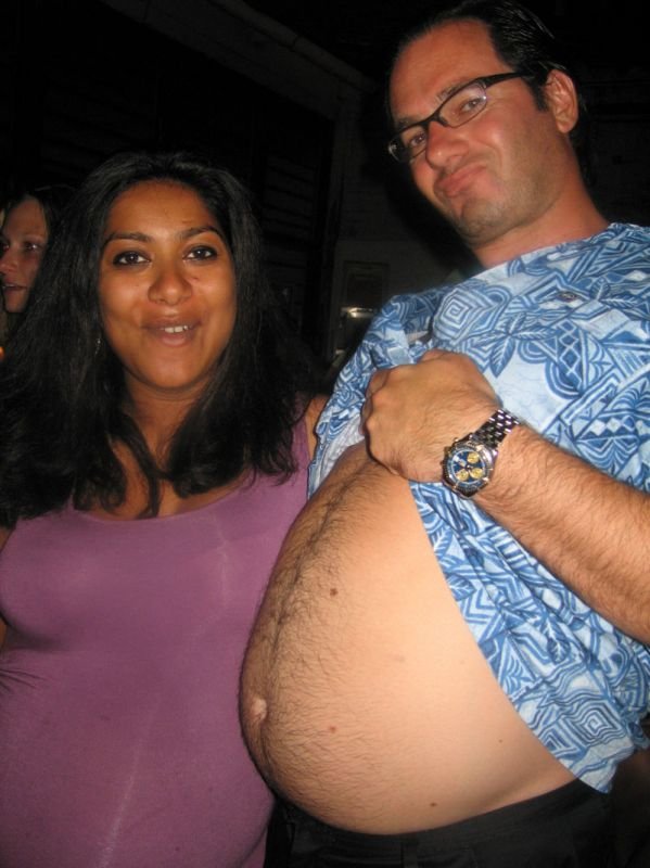 let's see who's bigger - Ripa about to give birth any day or hubby Robert!
