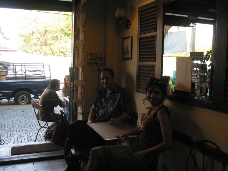 lunch in a cafe in the old section
