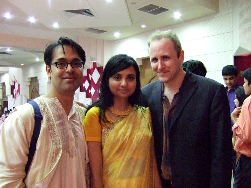 Javed was visiting Dhaka from Boston.  we met up with him at a wedding
