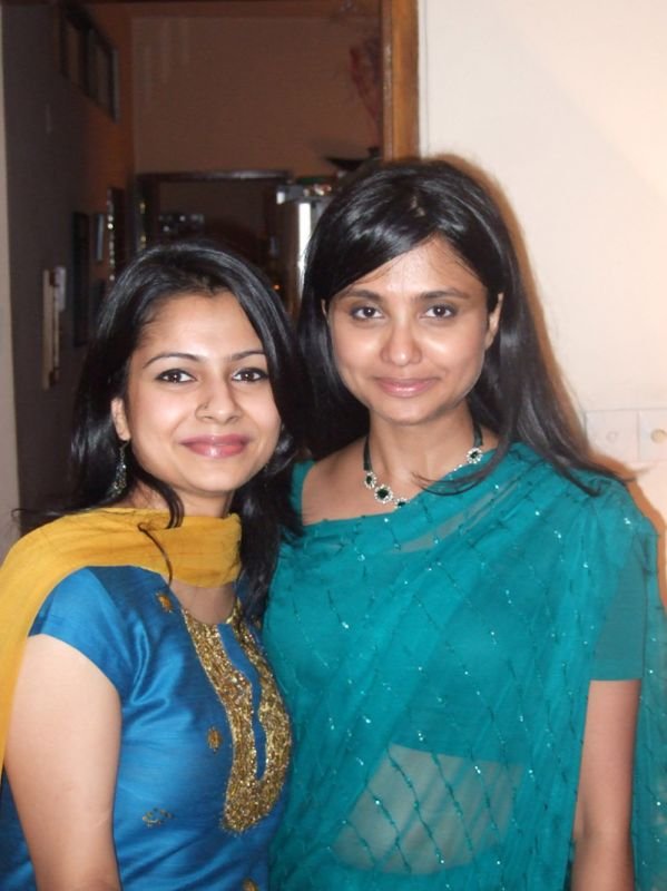 at our house.  with Nadia.
