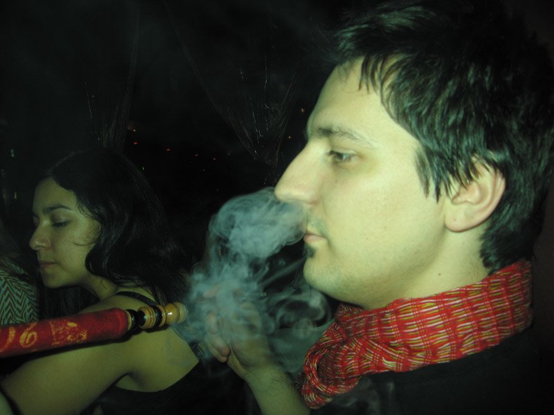 Sergio's like a smoking bull
