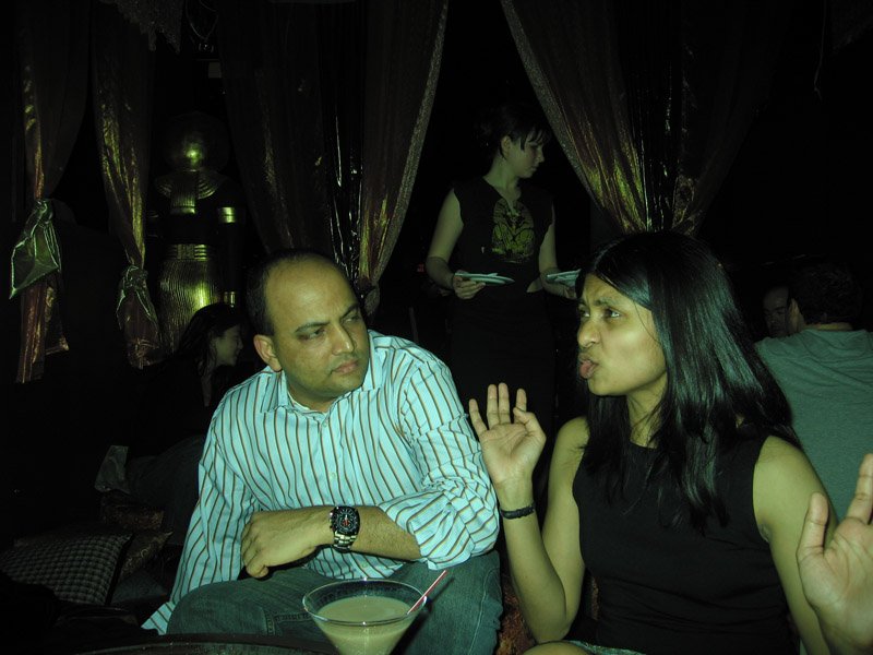 Hassan listening to Shahrina
